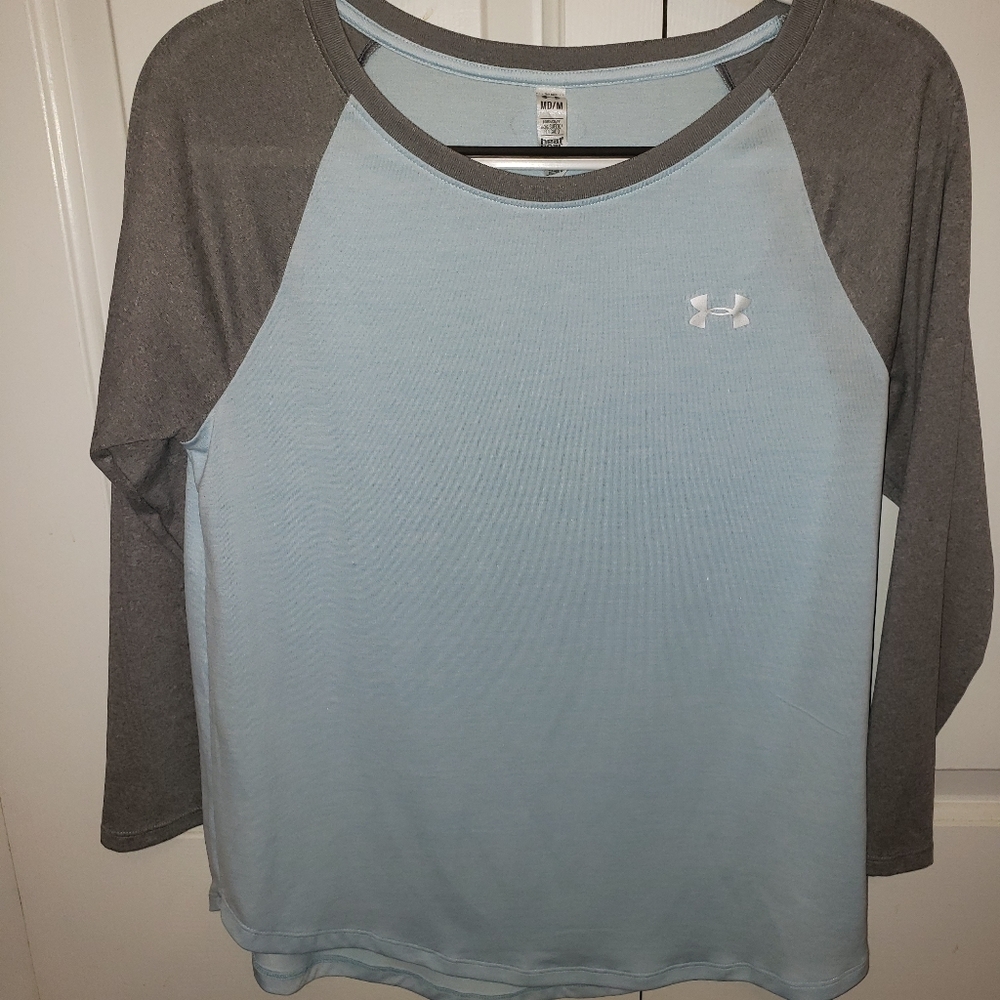 Women's Under Armour 3/4 Sleeve Shirt Size M